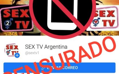URGENTE: INSTAGRAM INHABILITO SIN AVISO LA CUENTA DE «SEX TV ARGENTINA»